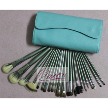 23PCS Goat Hair Cosmetic Brush Set with Makeup Brush Bag